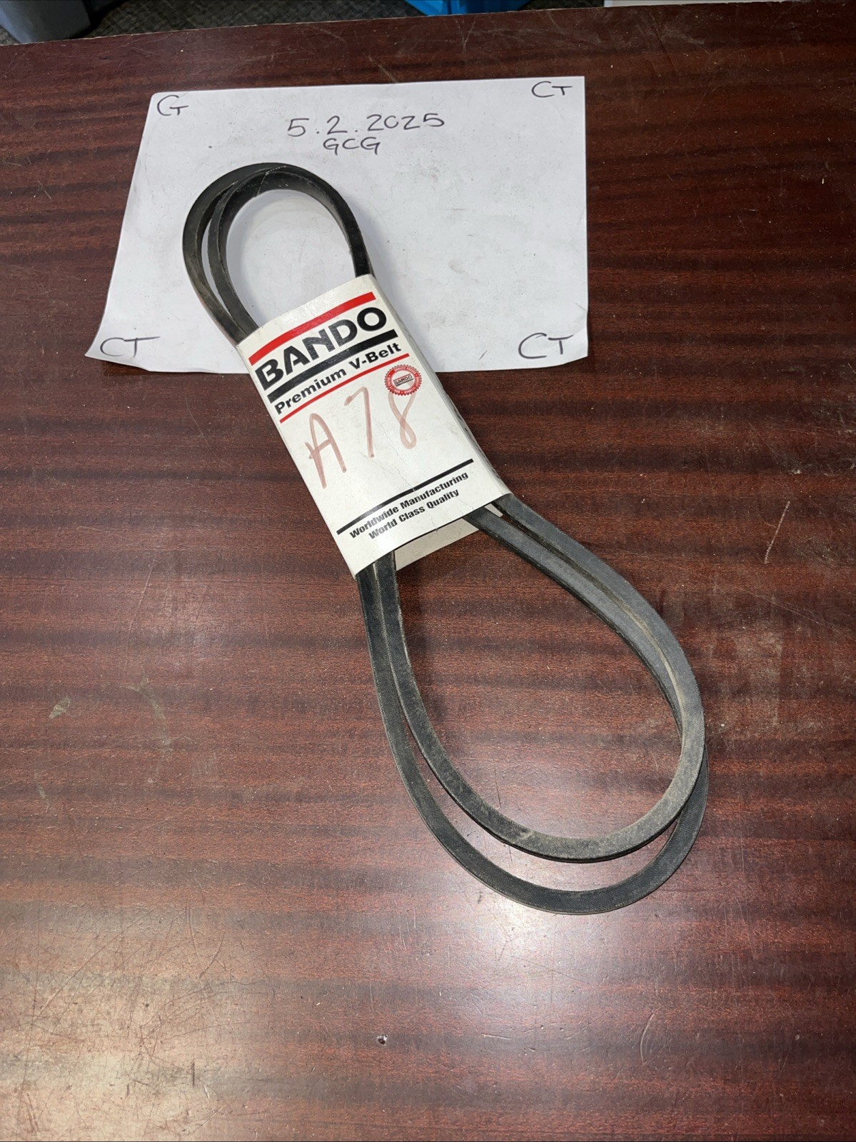 Bando Power king Industrial & Lawn Mower V Belt A78 / 1/2"x80" / 4L800