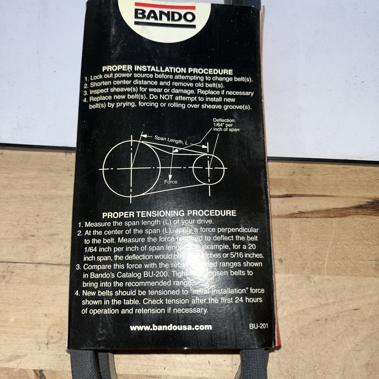 Bando Premium V-Belt 4L460 - Image 4