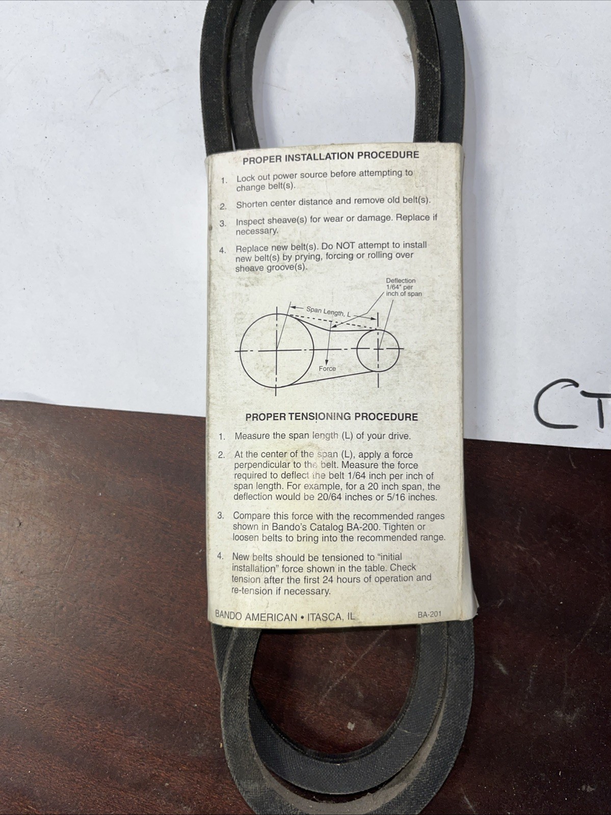 Bando V Belt 4L550 - Image 4