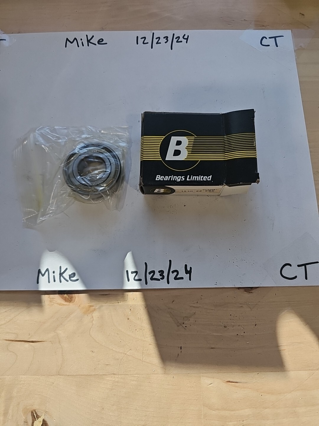 Bearings Limited 1630 Zz Prx Radial Ball Bearing,Ps,0.75In Bore Diameter