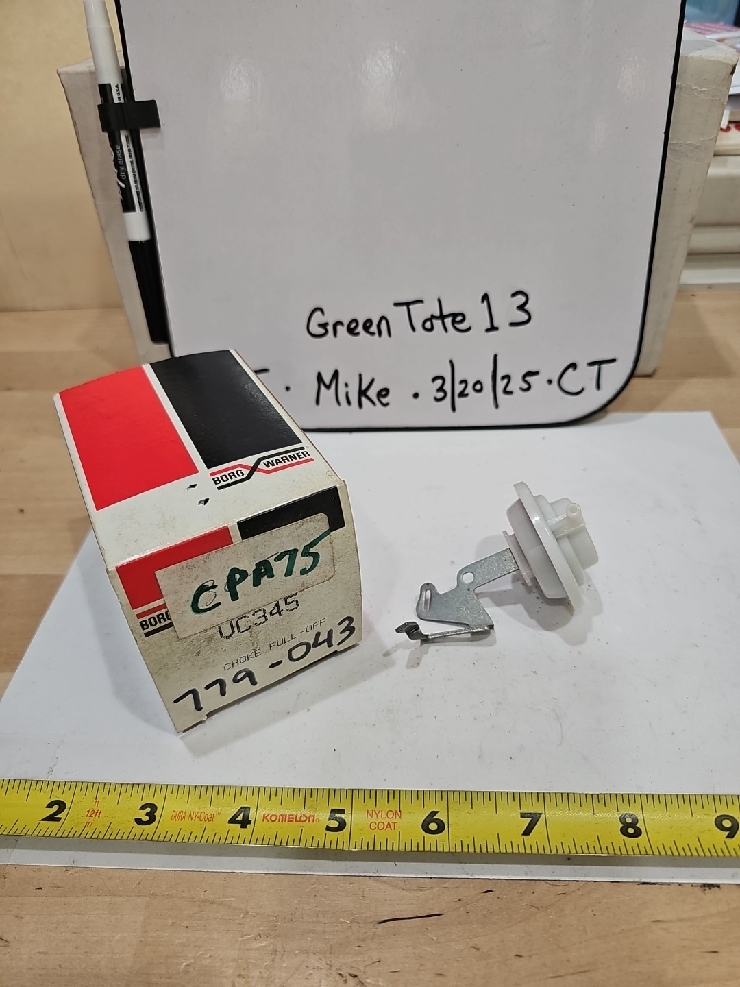 Borg Warner VC345 Choke pull off