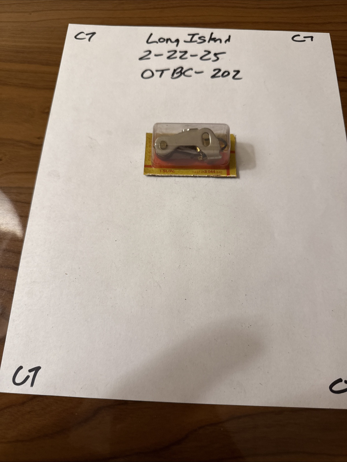 Bosch 1237013044 Contact Ignition Contact Breaker NOS Saab