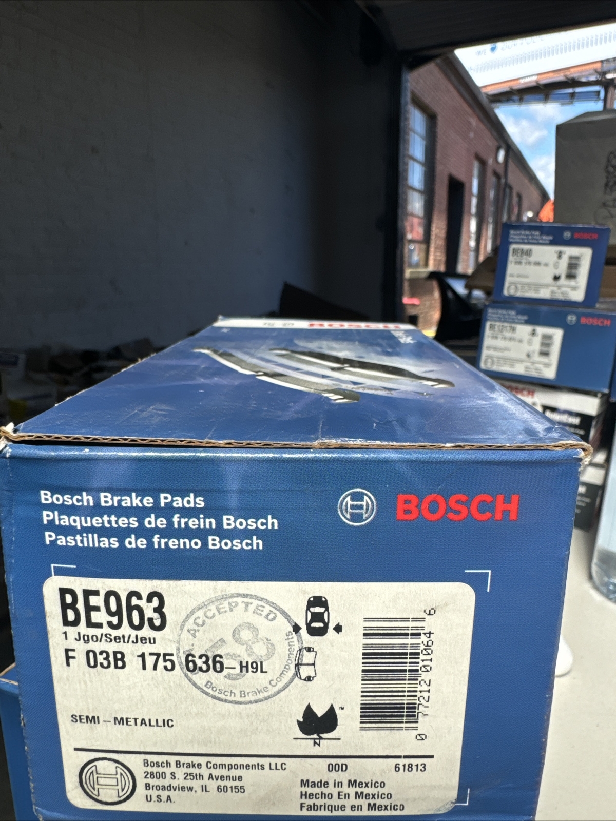 Bosch Brake Pads BE963