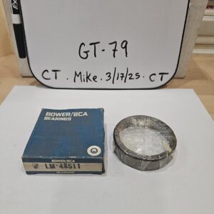 Bower BCA LM48511 Made by Tyson USA NOS Tapered Roller Bearing Cup