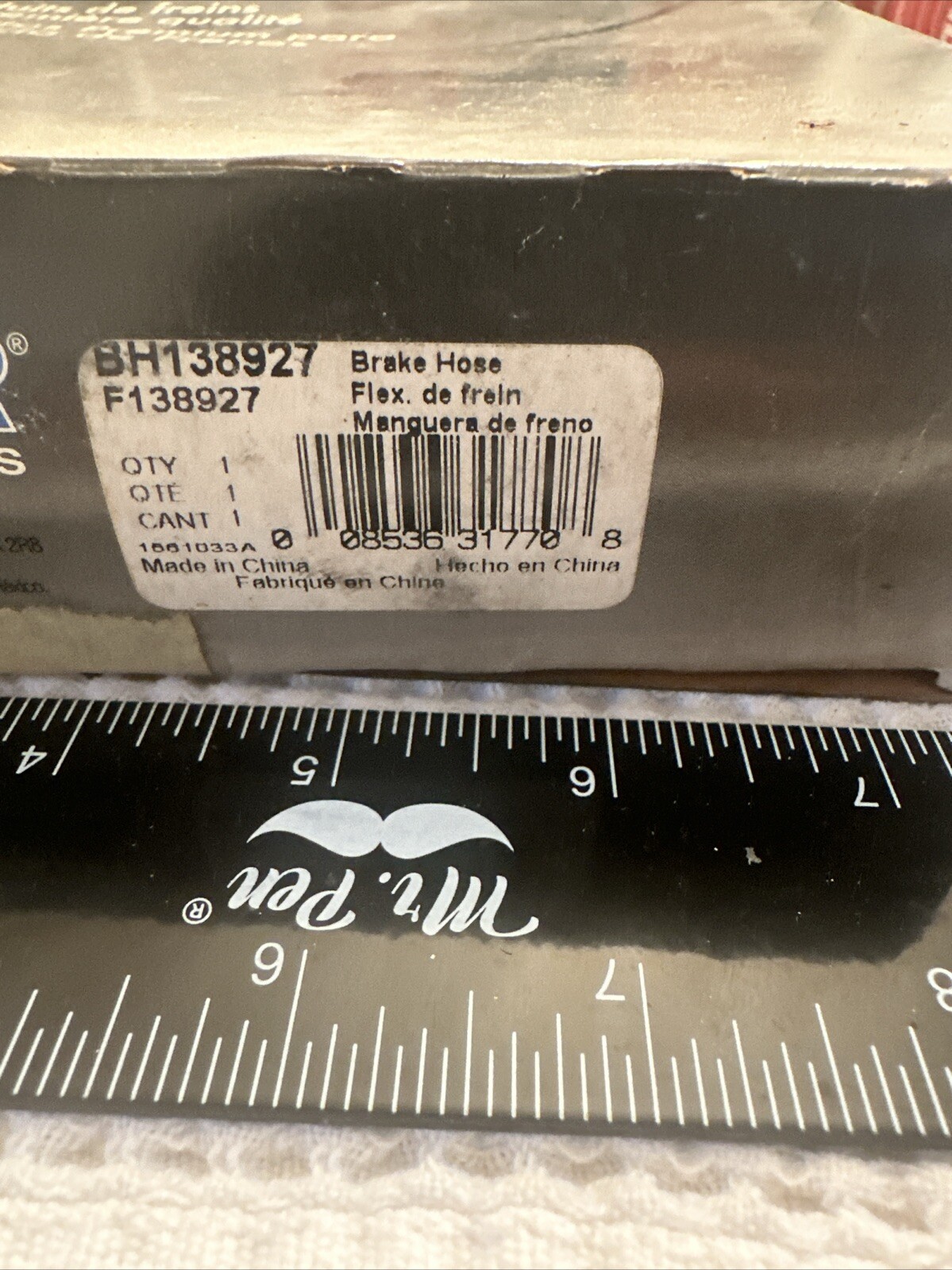 Brake Hydraulic Hose, Front Left - Wagner BH138927 - Image 3