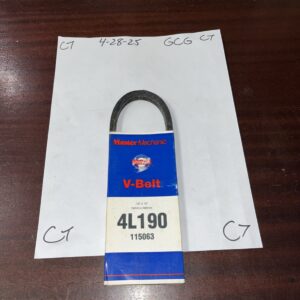 Brand New!! Master Mechanic V-Belt 115063 4L190 1/2" x 19"