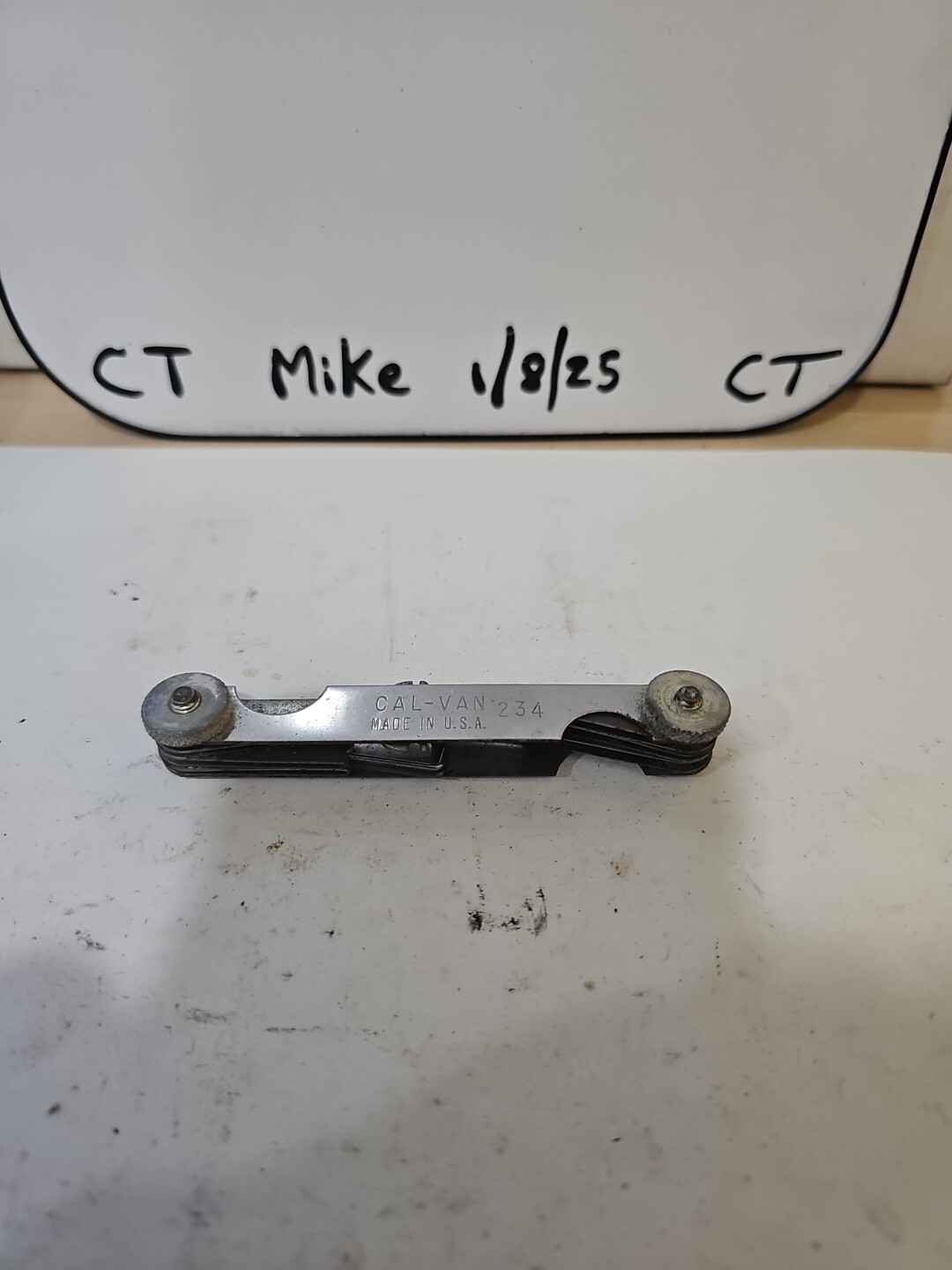 CAL-VAN 234 Made In USA VINTAGE Spark Plug Feeler Gap Measurement Tool