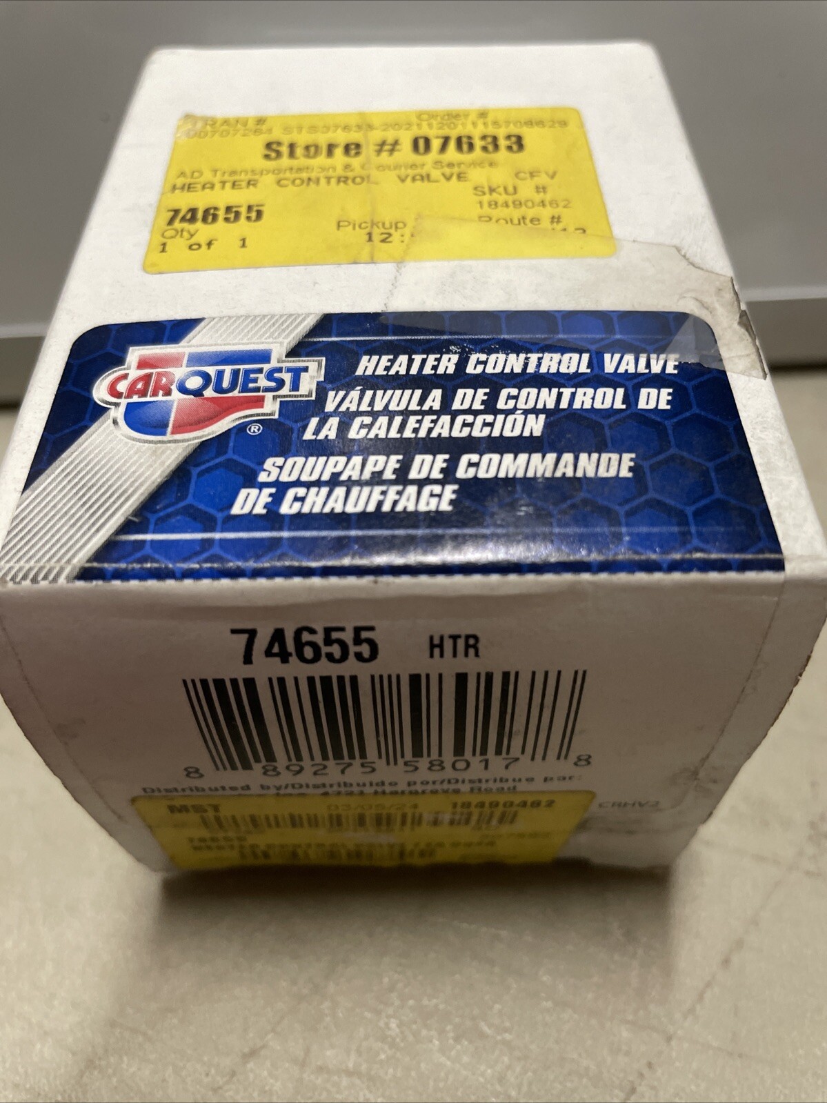 Car Quest 74655 Black Premium Heater Control Valve - Image 3