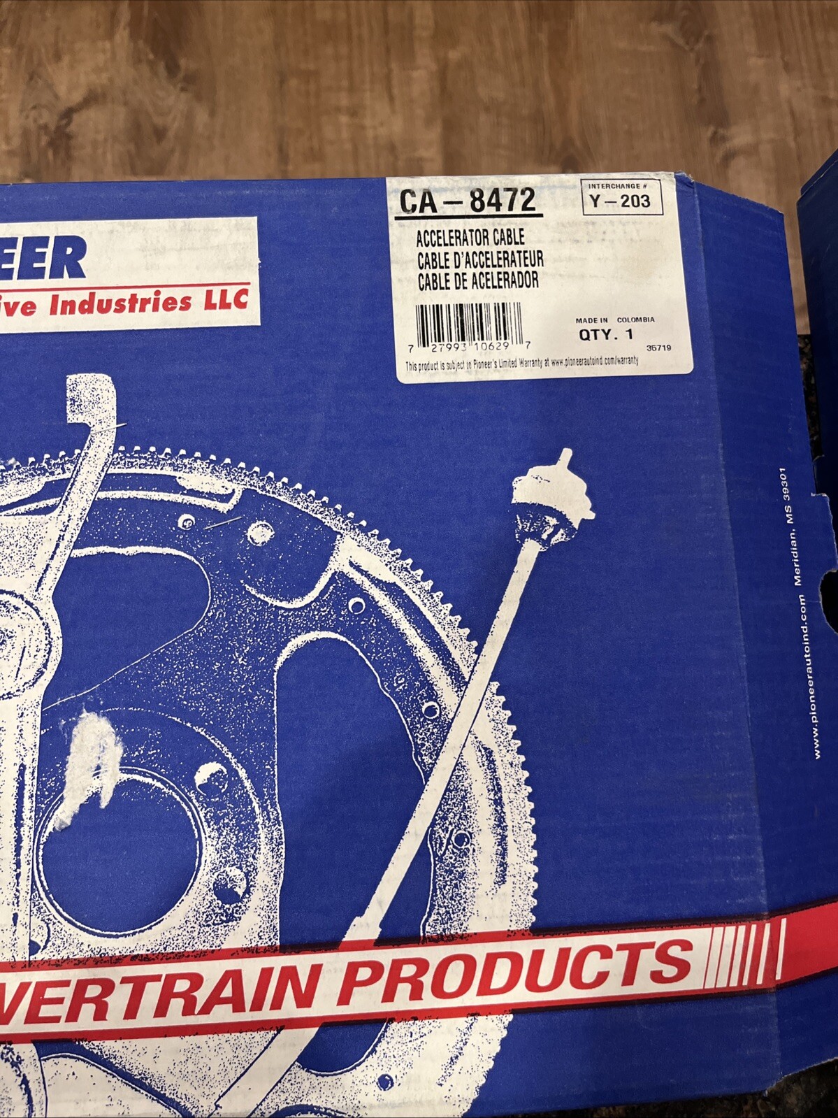 Carburetor Accelerator Cable Pioneer CA-8472 - Image 3