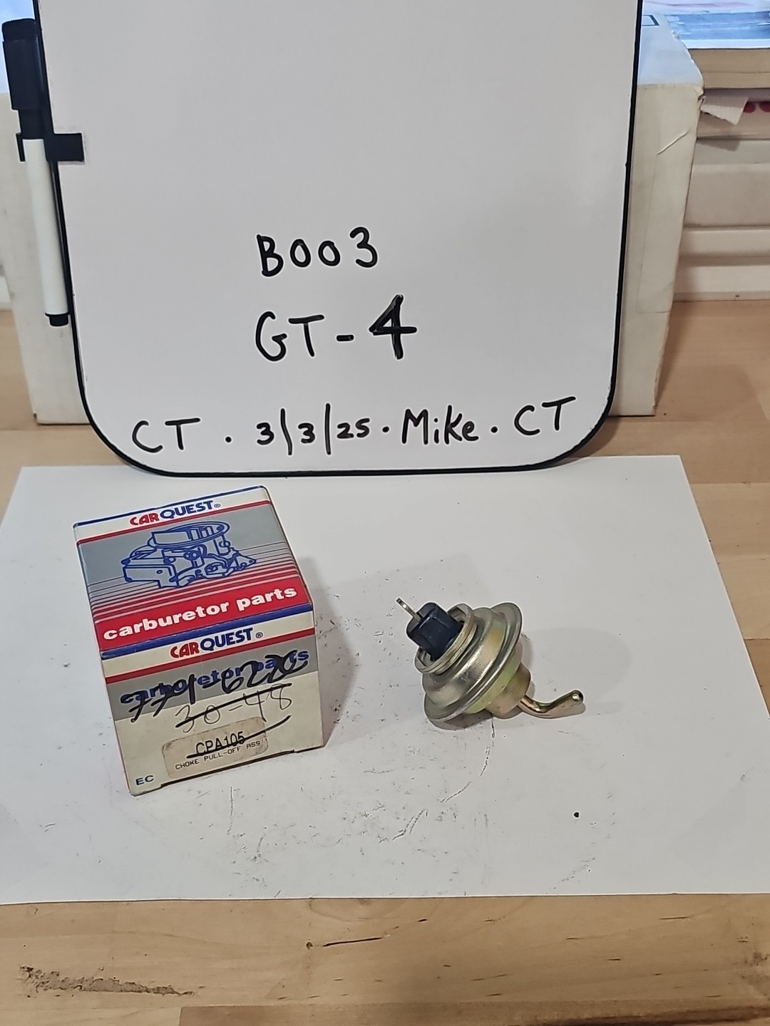 Carburetor Choke Pull-Off Carquest CPA105 (30-48)