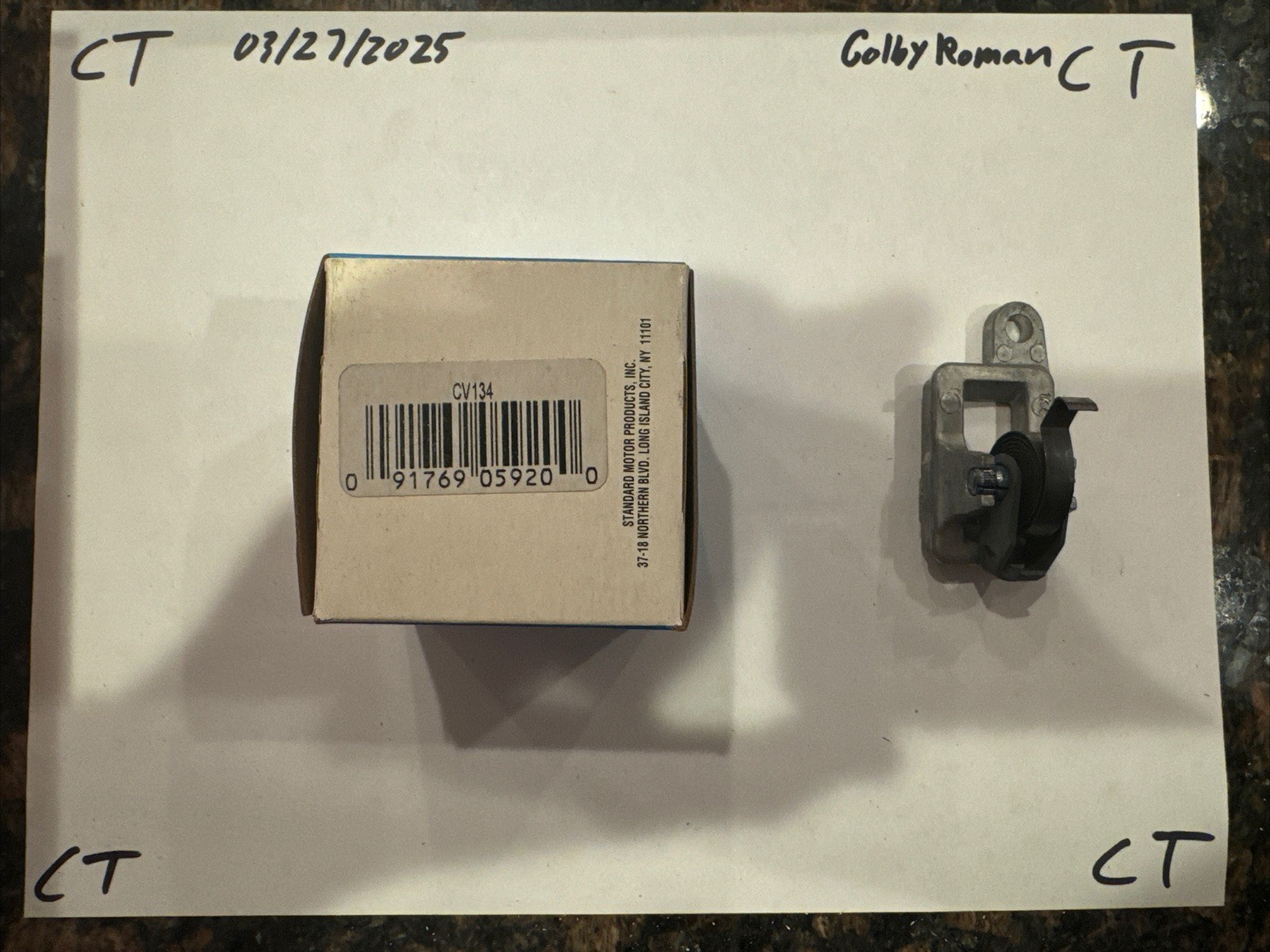 Carburetor Choke Thermostat Standard CV134 - Image 3