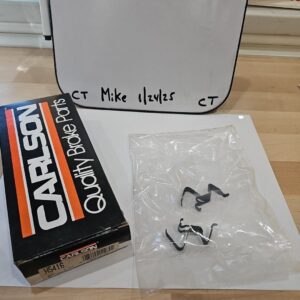 Carlson H5416 Brake Anti Rattle Spring (1 Pkg Of 2 Clips) New *Open Box