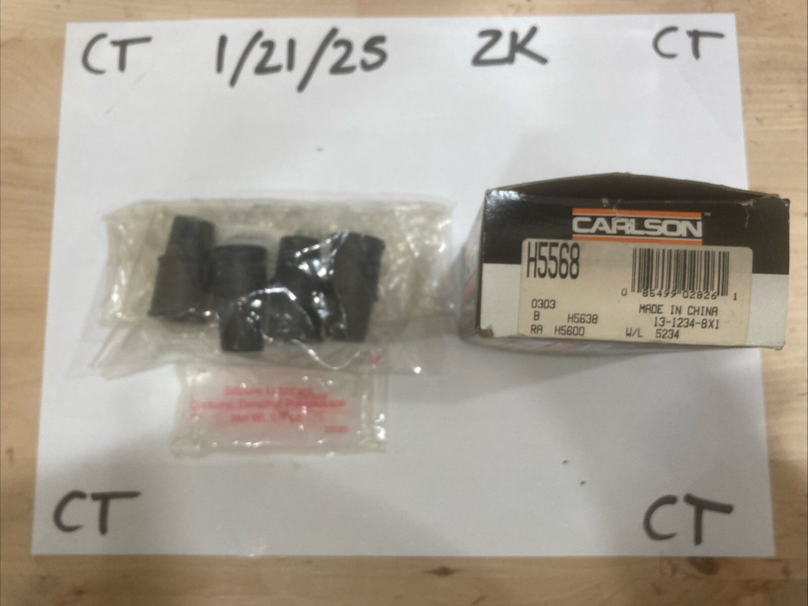 Carlson H5568 Disc Brake Hardware Kit - Image 4