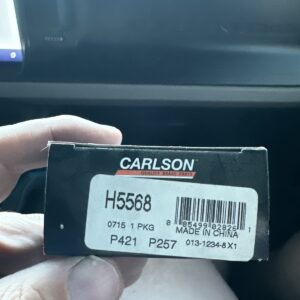 Carlson H5568 Disc Brake Hardware Kit
