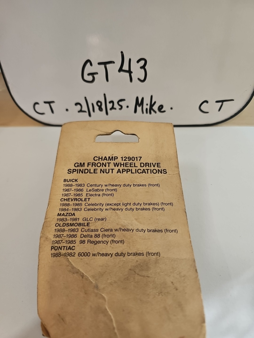 Champ 129017 Spindle Nut For GM Front Wheel Drive - Image 3