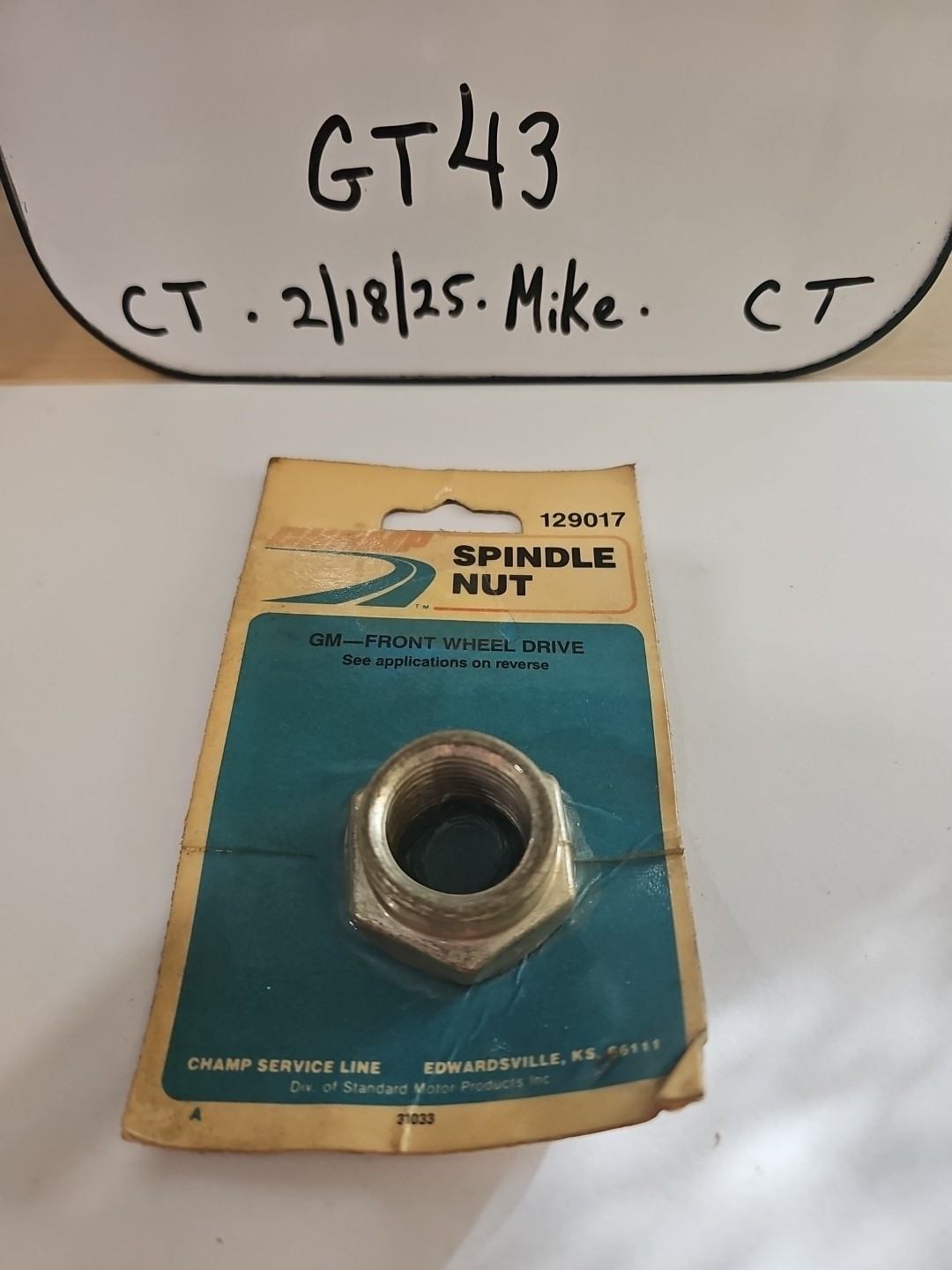 Champ 129017 Spindle Nut For GM Front Wheel Drive