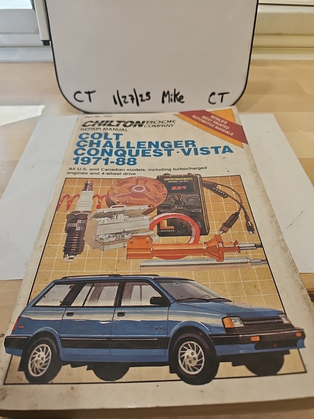 Chilton Dodge Colt Challenger Conquest Vista 1971-1988 Repair Manual 7037