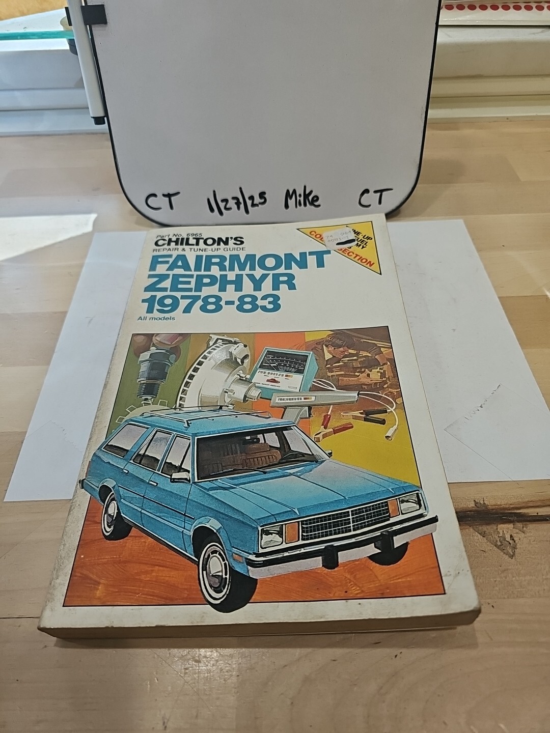 Chilton Ford Fairmont Mercury Zephyr 1978-1983 Chilton Repair Manual 6965