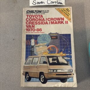 Chilton Toyota Corona Crown Cressida Mark II Van 1970-86 Auto Repair Guide 7044