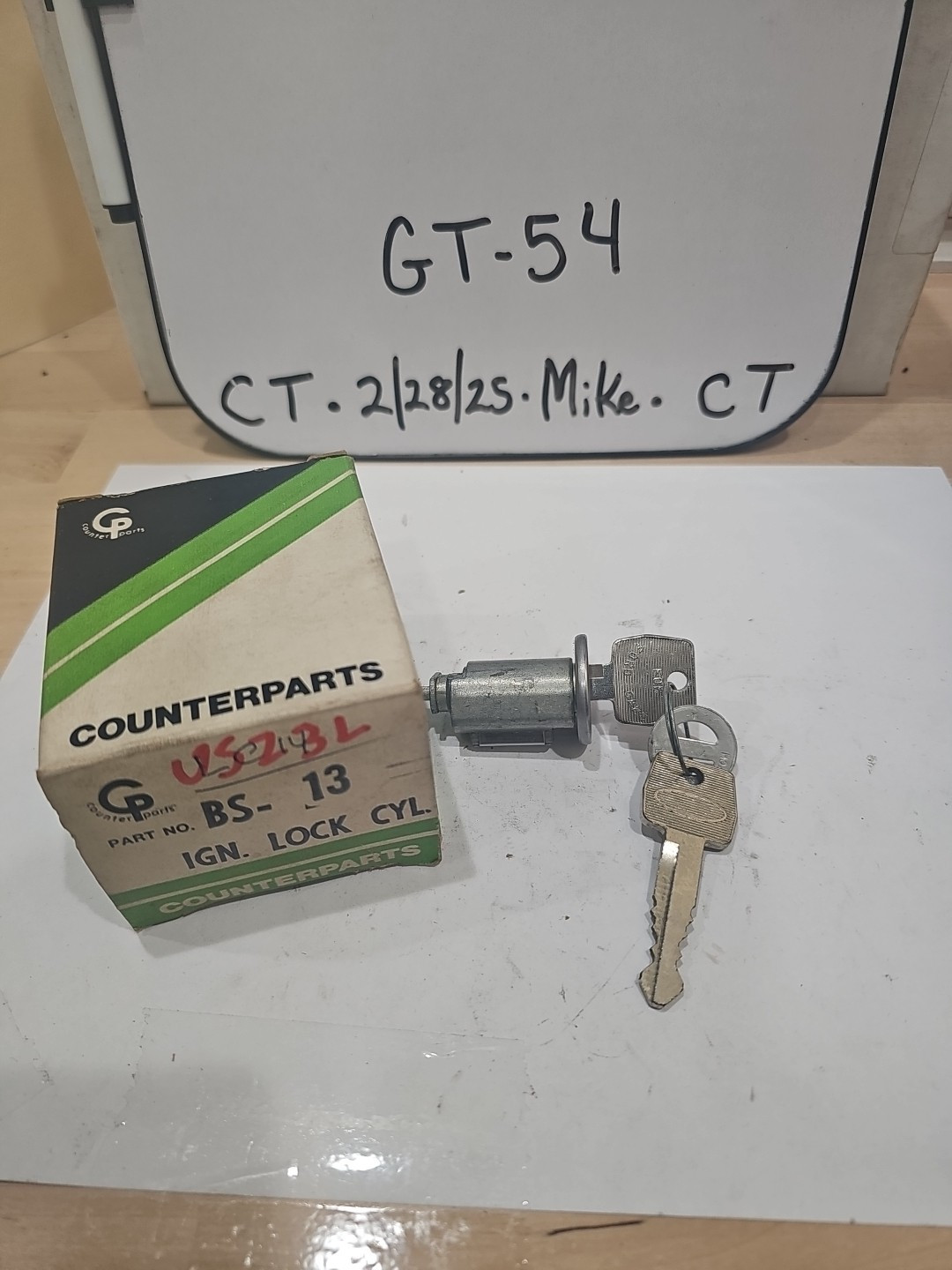 Counterparts New OEM US23L Ignition Lock Cylinder BS-13