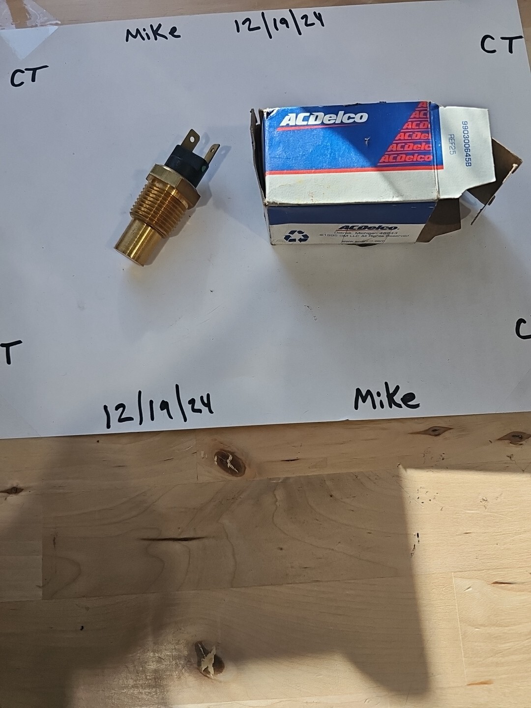 D1897A AC Delco Coolant Temperature Sensor New for Chevy/Oldsmobile - Image 3