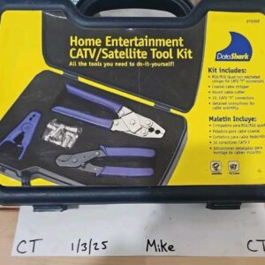 DATASHARK 70008 HOME ENTERTAINMENT CATV/SATELLITE TOOL KIT NEW