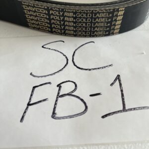 Dayco 5081260 Heavy Duty Poly-Rib Gold Label Serpentine Belt (8PK3200)