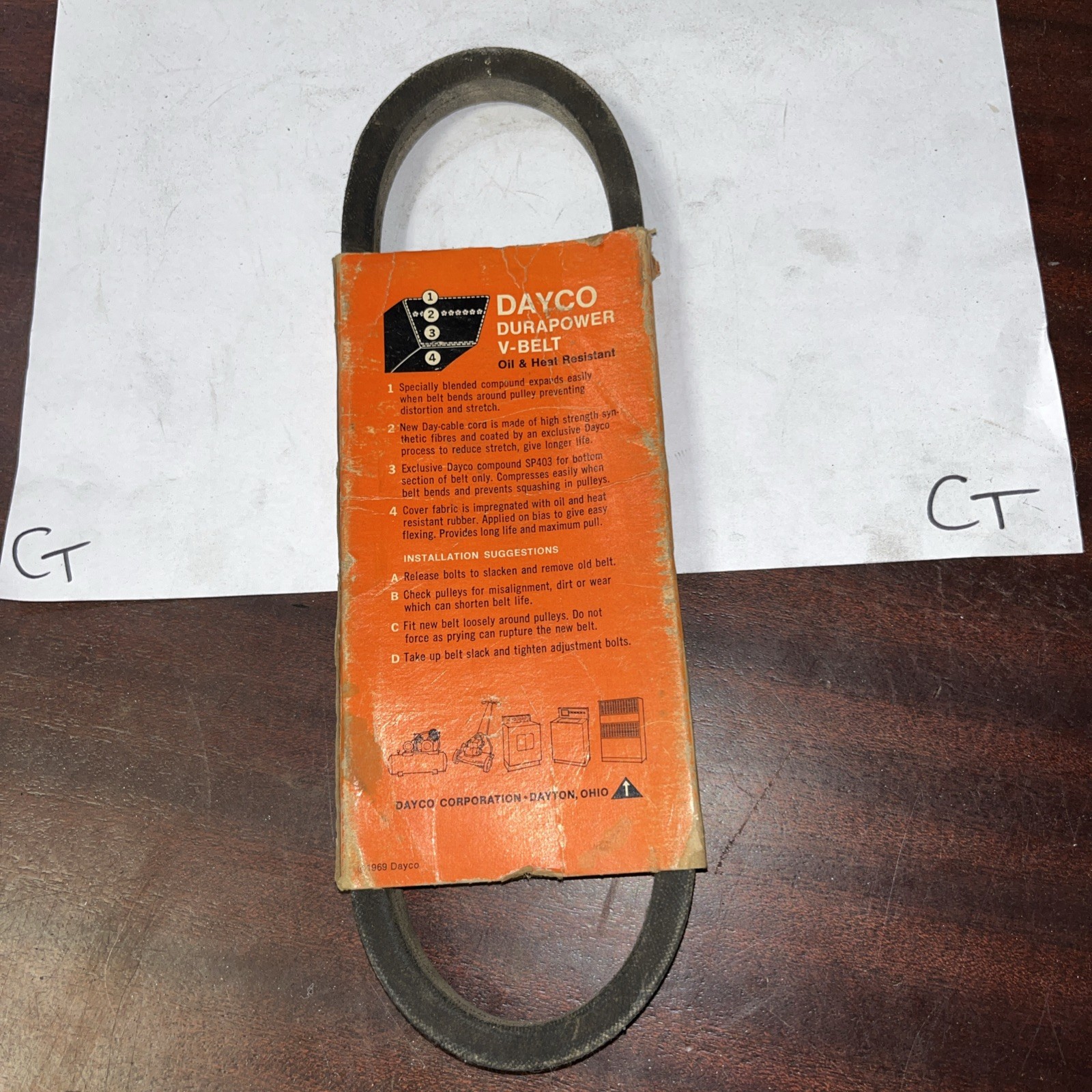 Dayco Durapower V Belt 5L240 - Image 4