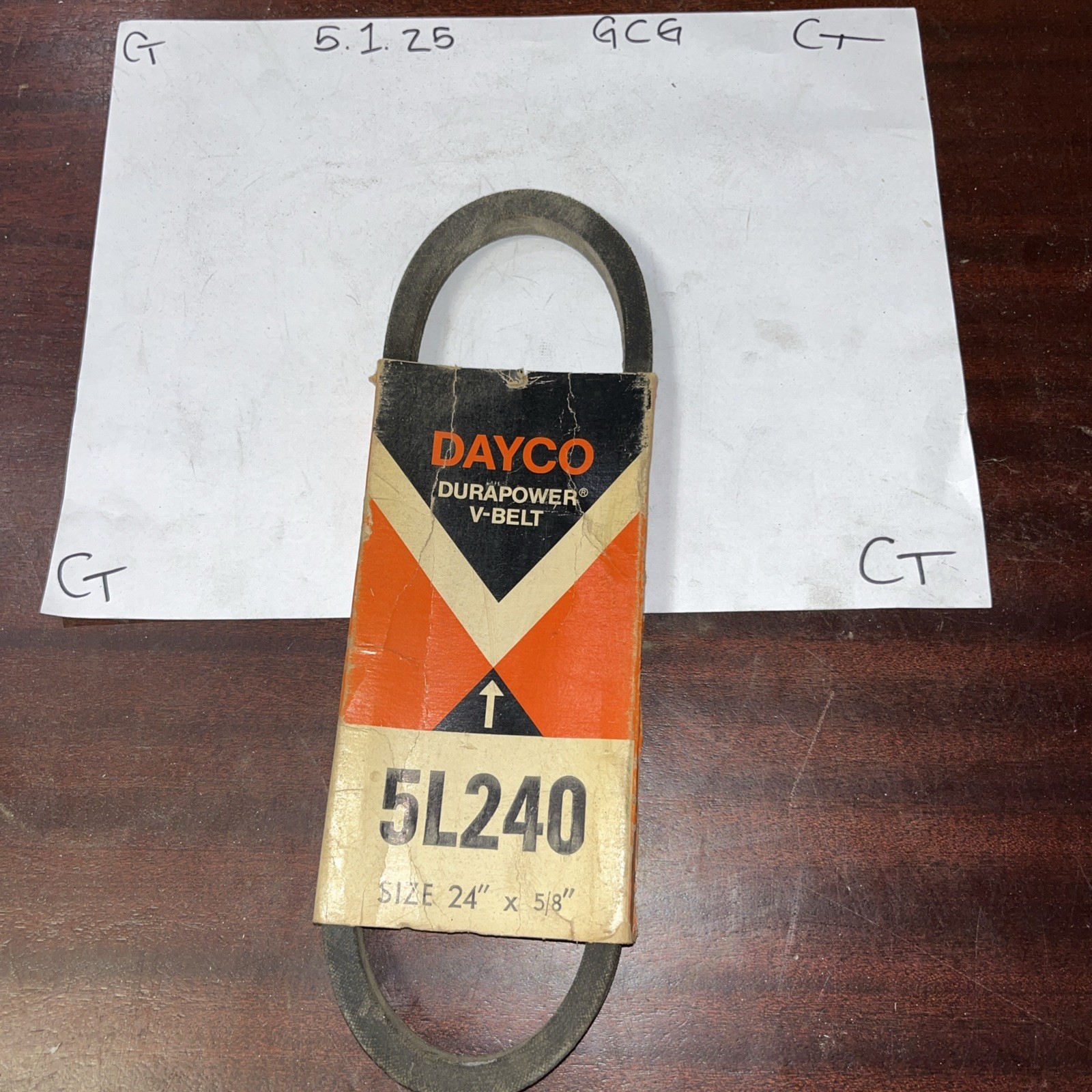 Dayco Durapower V Belt 5L240