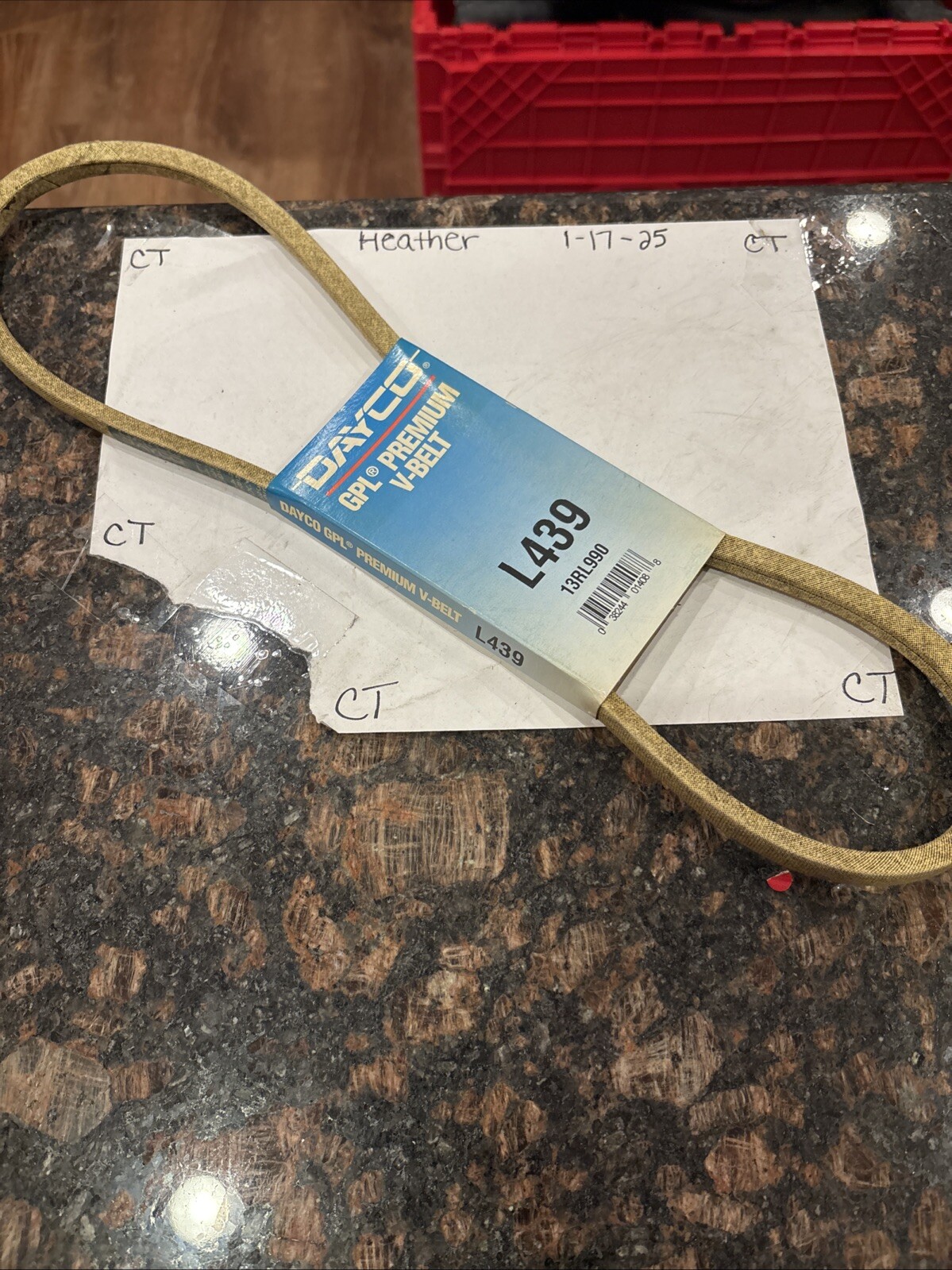 Dayco L439 Accessory Drive Belt 13RL990