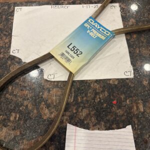 Dayco L552 V Belts 16RL1320