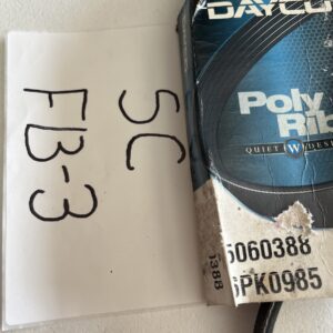 Dayco Poly-Rib Serpentine Belt 5060388 (6PK0985)