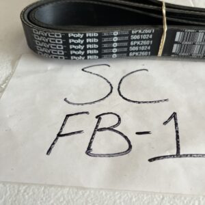 Dayco Poly-Rib Serpentine Belt 5061024 (6PK2601)