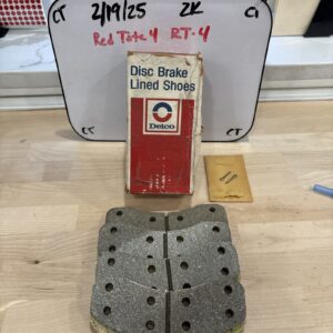 Delco 4 Piston Front Disc Brake Pads 5470879 67-8 Camaro Firebird Nova Chevelle