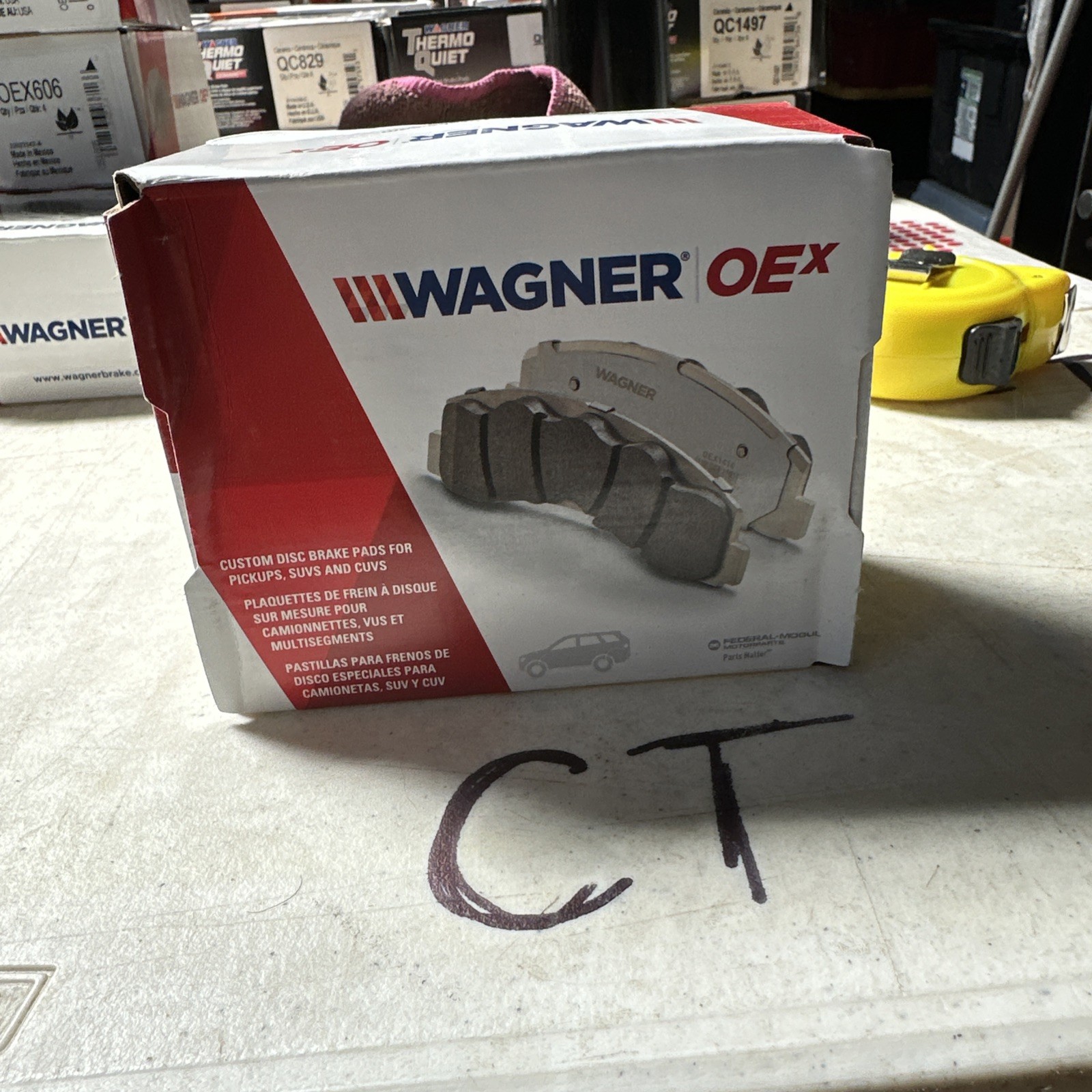 Disc Brake Pad Set-OEX Disc Brake Pad Rear Wagner OEX1259