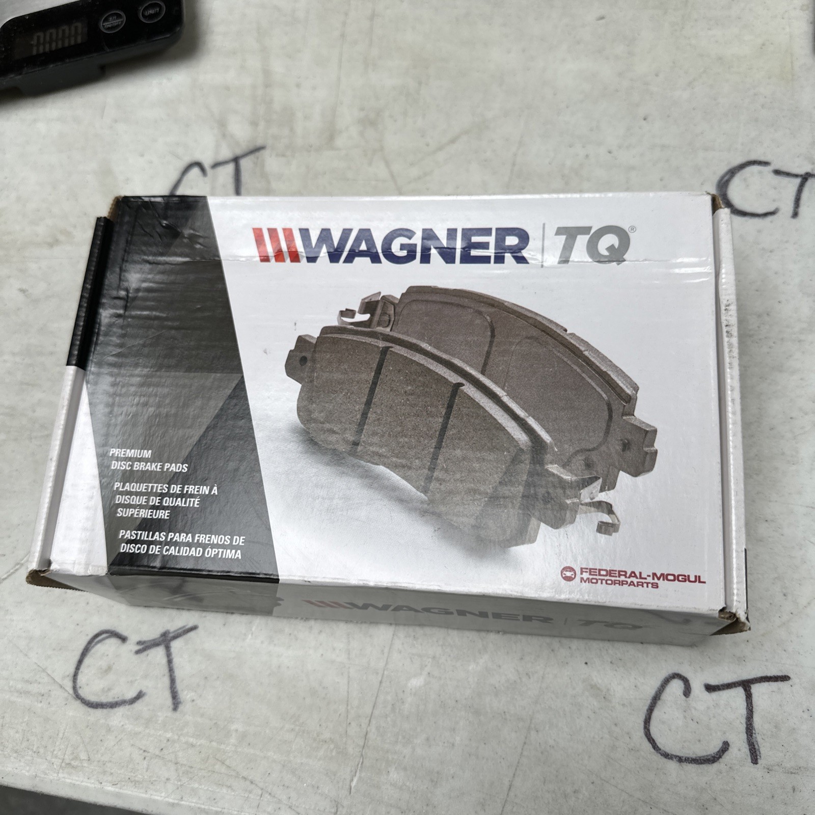 Disc Brake Pad Set-ThermoQuiet Disc Brake Pad Wagner QC1283