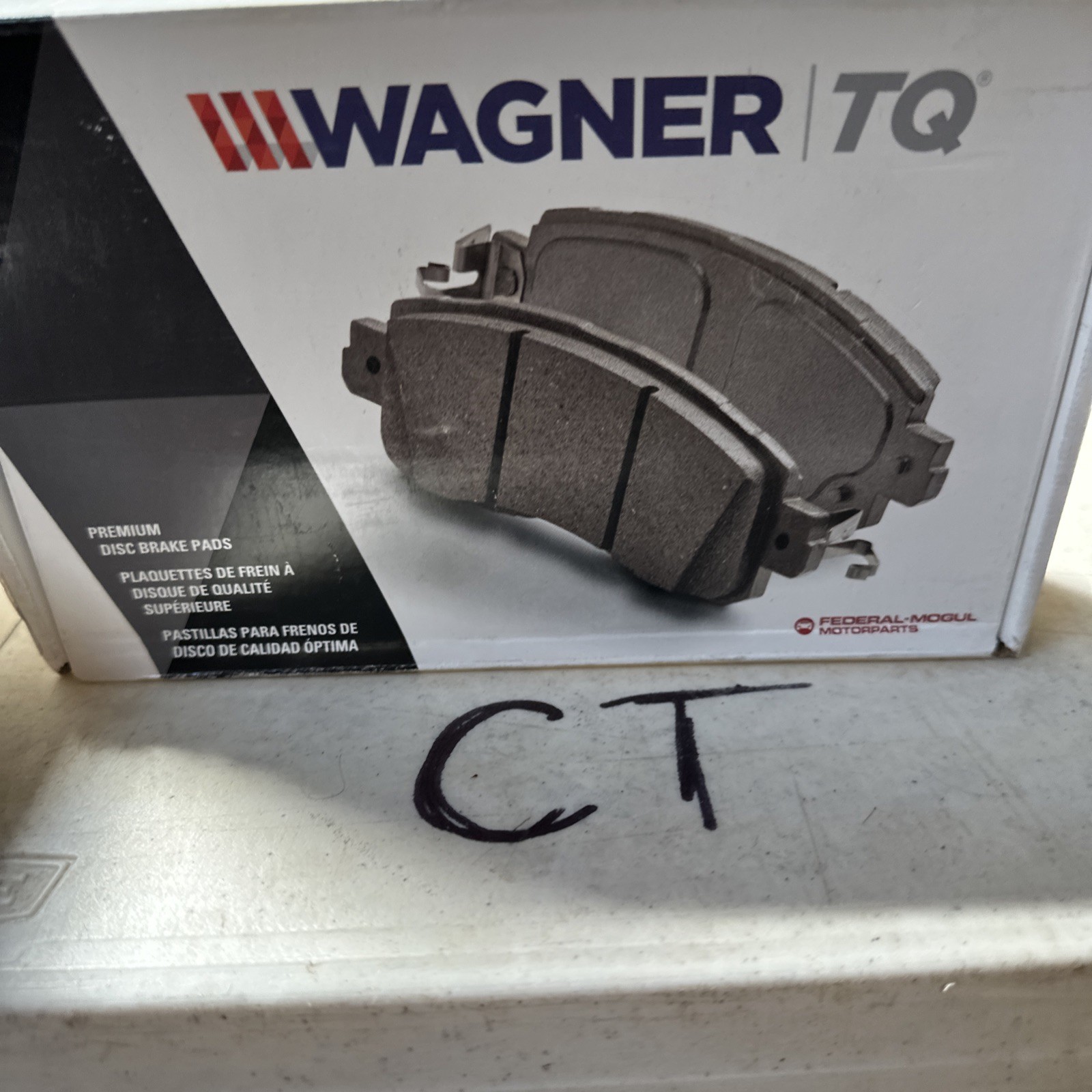 Disc Brake Pad Set-ThermoQuiet Disc Brake Pad Wagner QC1468