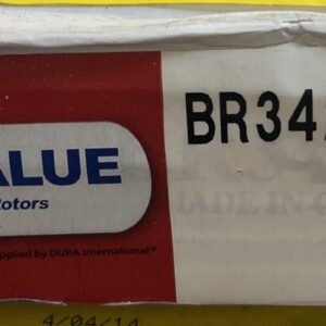Disc Brake Rotor Front Real Value BR34215