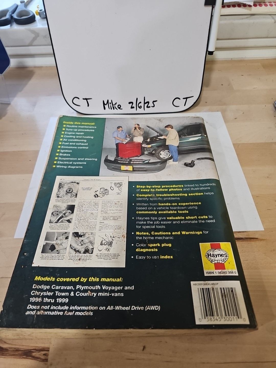 Dodge Caravan Plymouth Voyager Haynes 30011 1996-1999 Repair Manual - Image 3