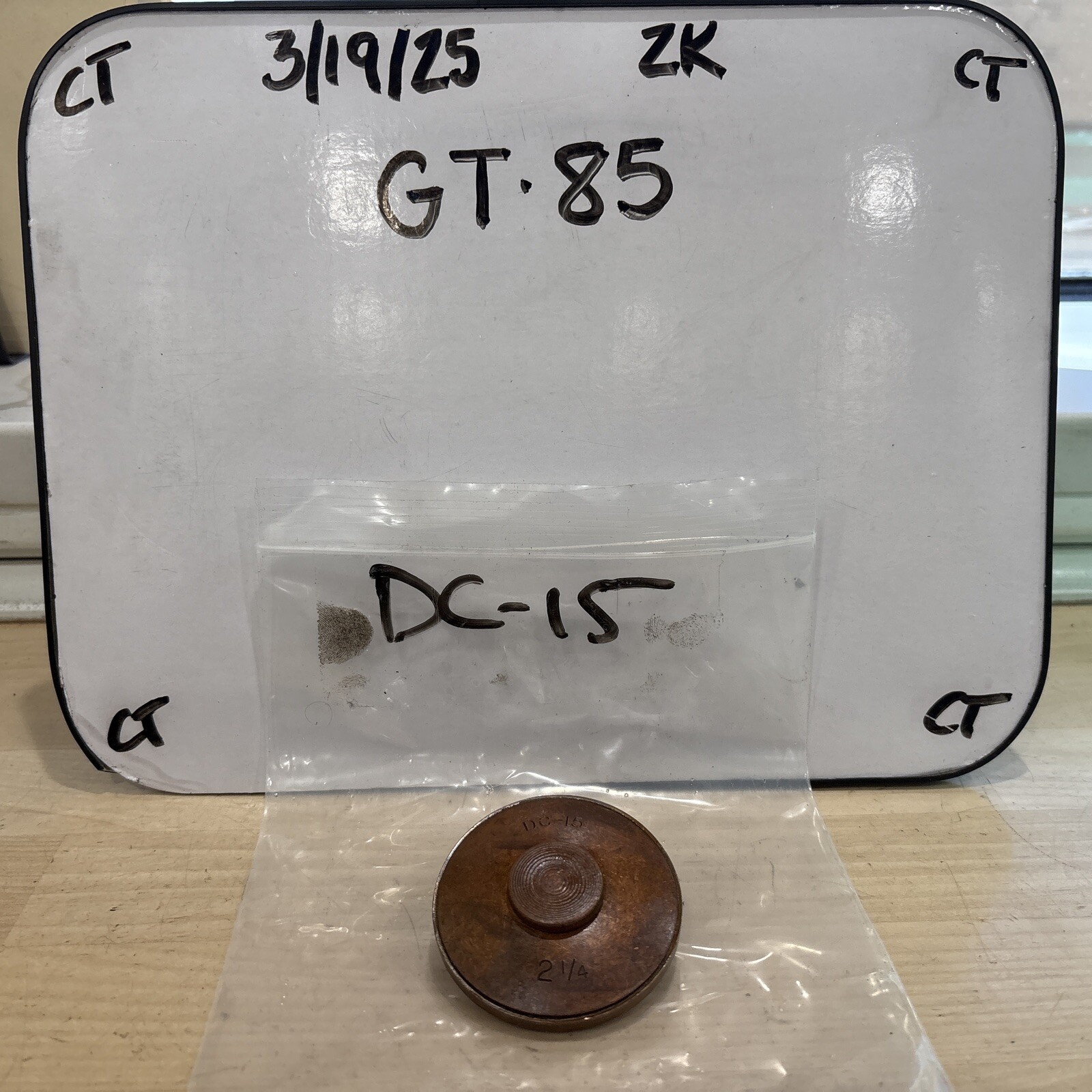 Dorman DC15 Sp Copper Expansion Plug 2 1/4" NOS