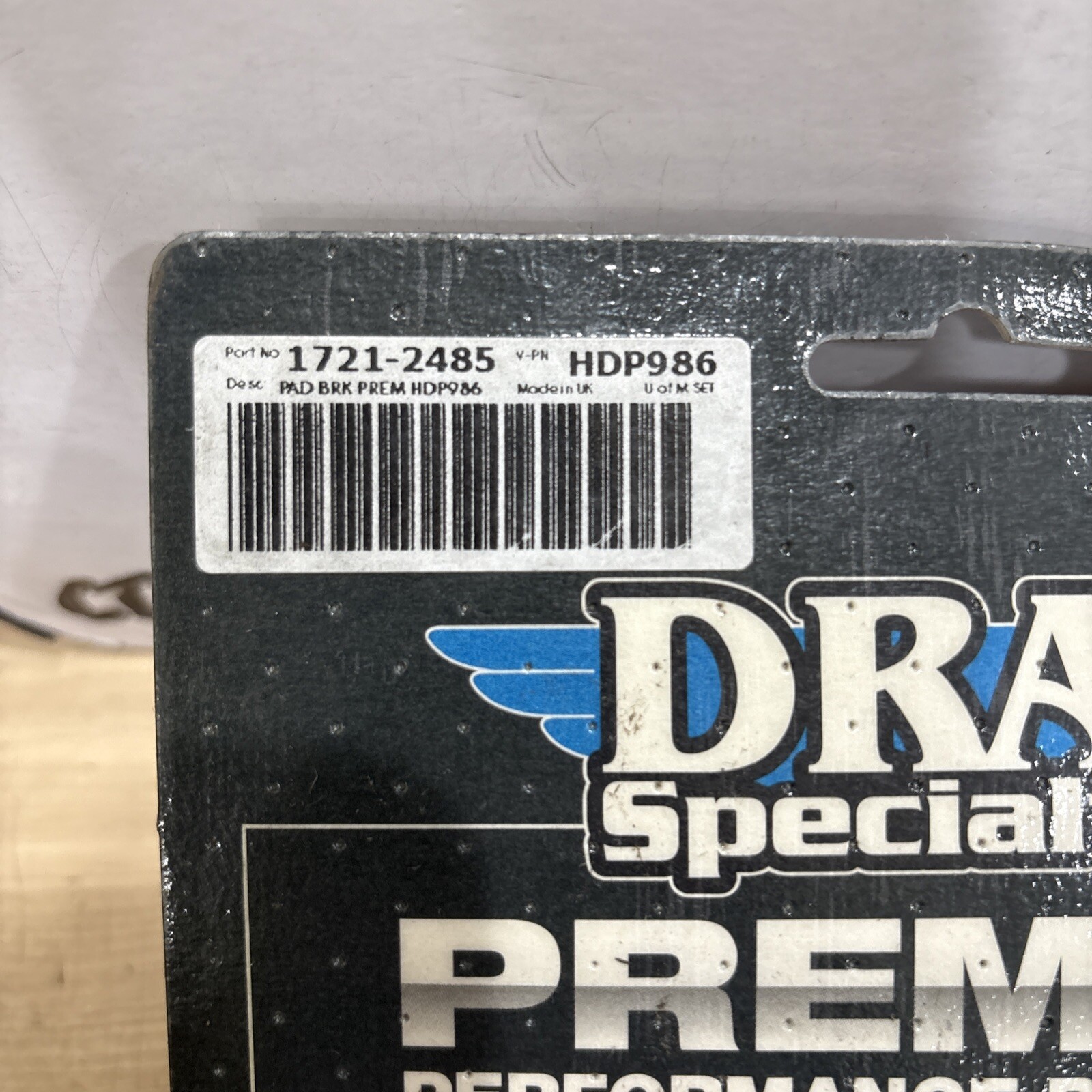 Drag Specialties Premium Sintered Brake Pads 1721-2485 w Ceramic Heat Shields - Image 4