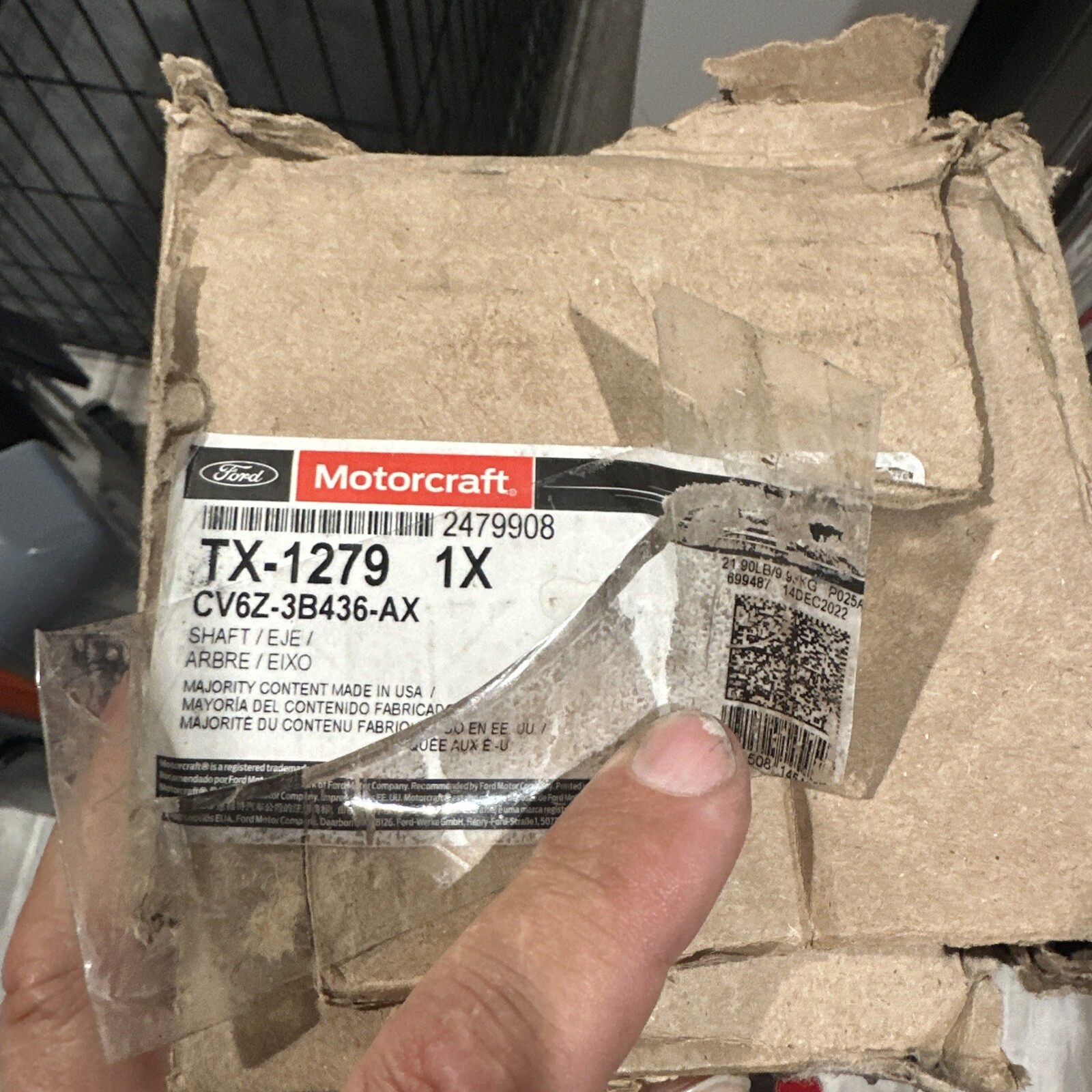 Drive Axle Shaft Assembly Motorcraft TX-1279 fits 13-19 Ford Escape