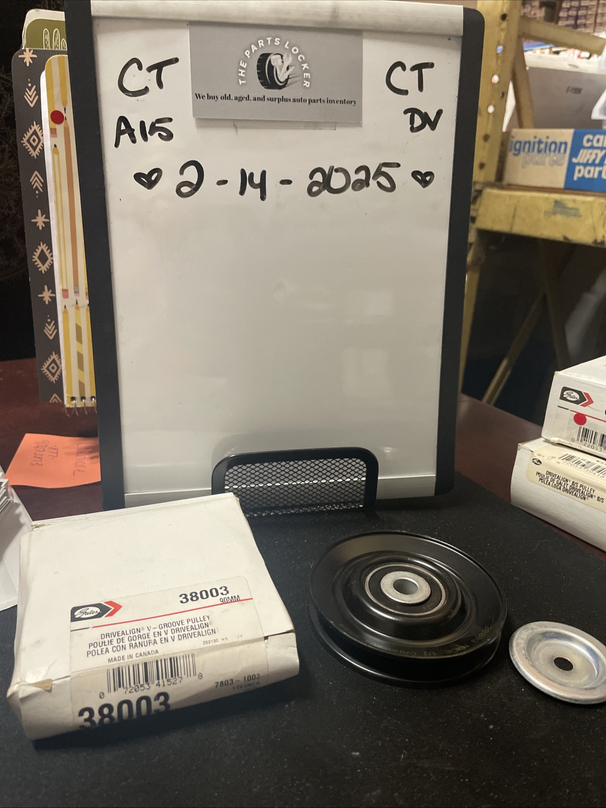 Drive Belt Idler Pulley-DriveAlign Premium OE Pulley Gates 38003