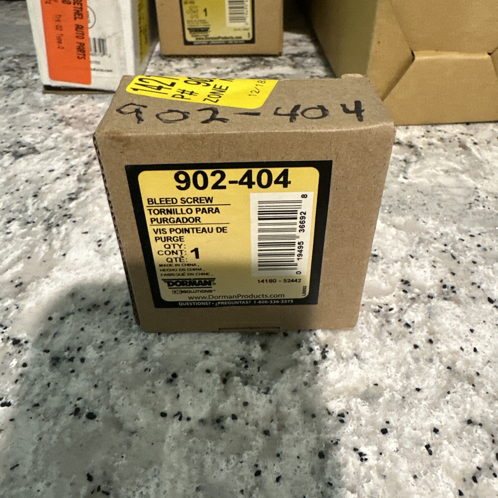 Engine Coolant Bleeder Screw Dorman 902-404