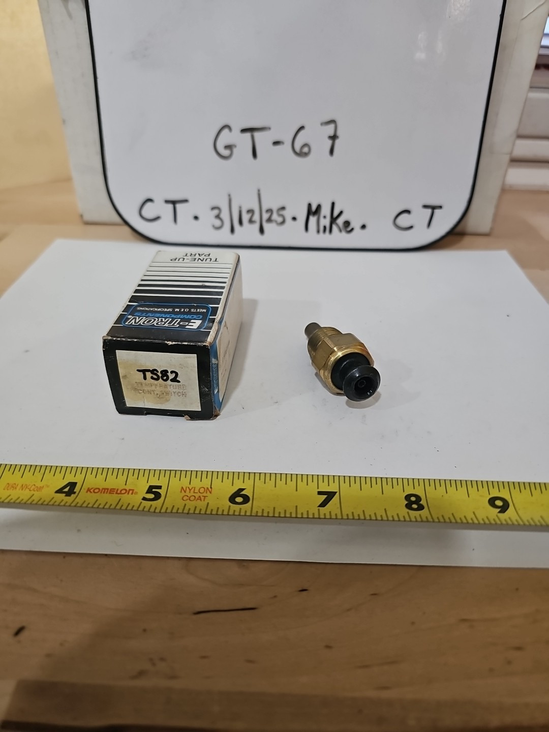 Engine Cooling Fan Switch Standard / E-tron TS-82 - Image 3