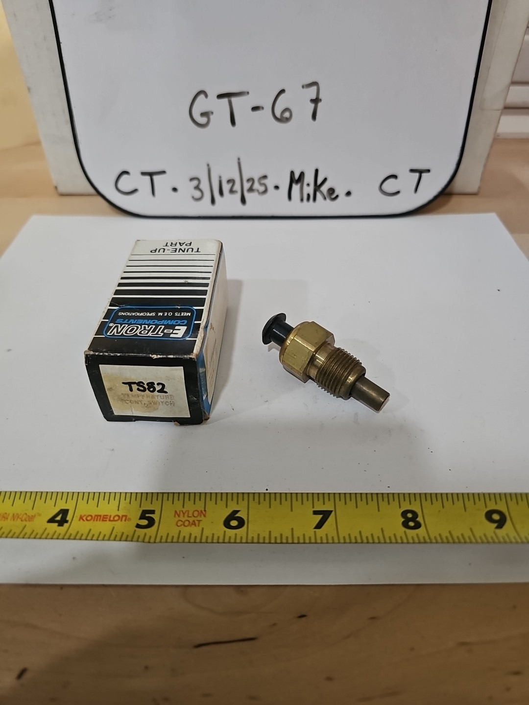 Engine Cooling Fan Switch Standard / E-tron TS-82