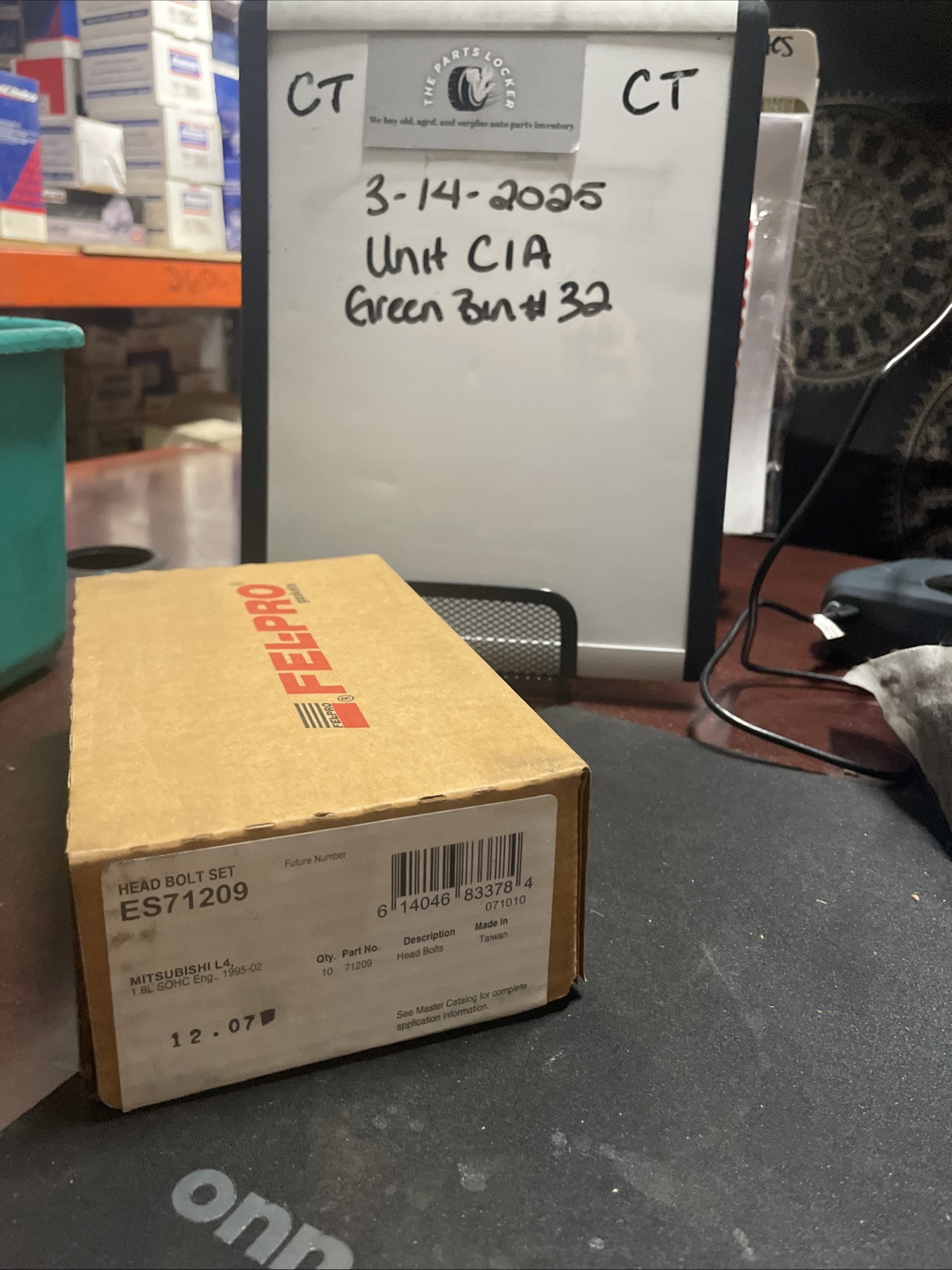 Engine Cylinder Head Bolt Set Fel-Pro ES 71209