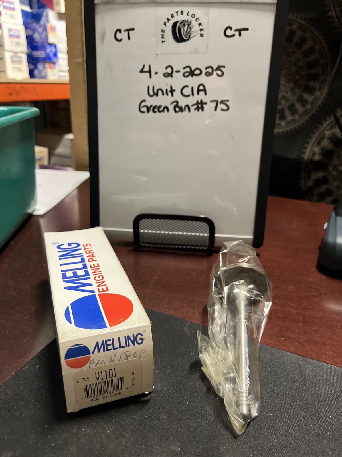 Engine Exhaust Valve-Stock Melling V1101 1 Per Purchase