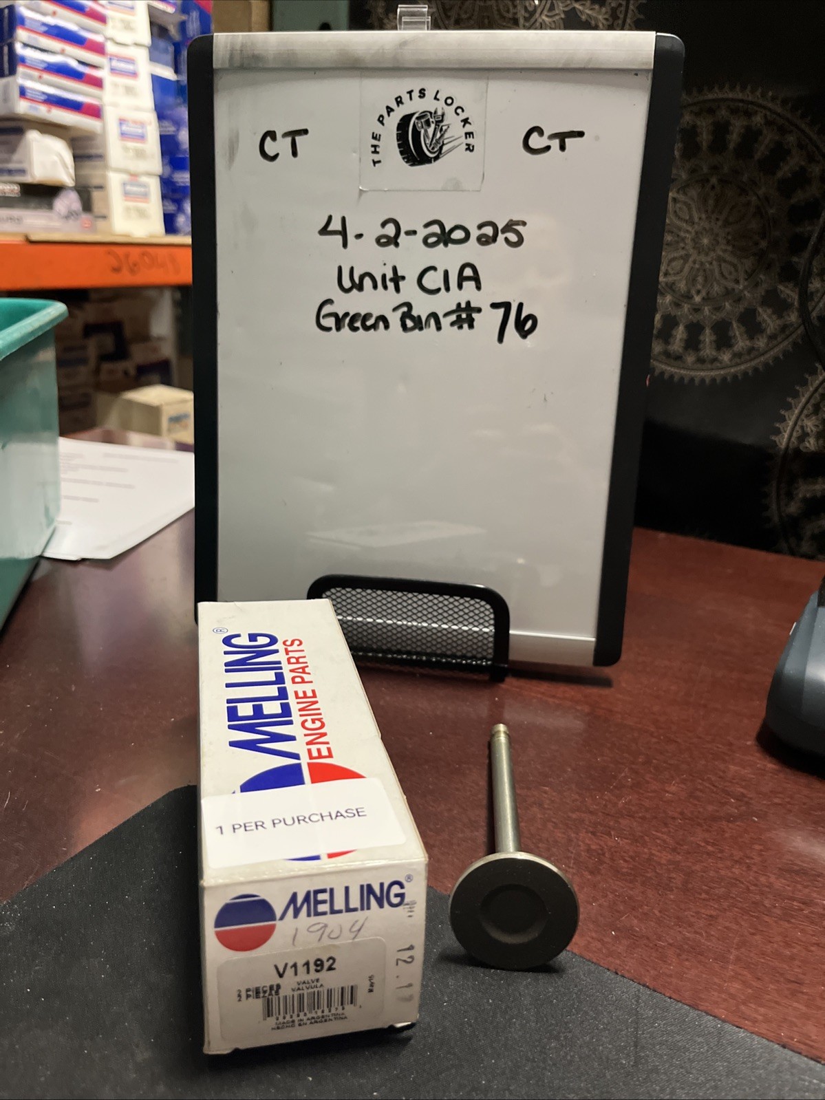 Engine Exhaust Valve-Stock Melling V1192 1 Per Purchase