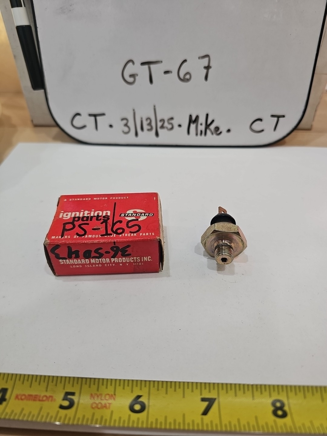 Engine Oil Pressure Switch Standard PS-165 - Image 3